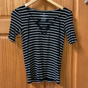 Striped American Eagle Shirt